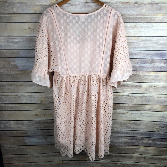 Akemi + Kin | Brooke Flutter Sleeve Eyelet Dress 0 - Picture 7 of 8